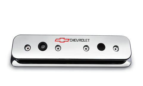 Chrome-Finish Aluminum Valve Covers, Center Bolt Design